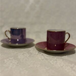 Demitasse 2 piece set Cupss and Saucers by Pottery Barn